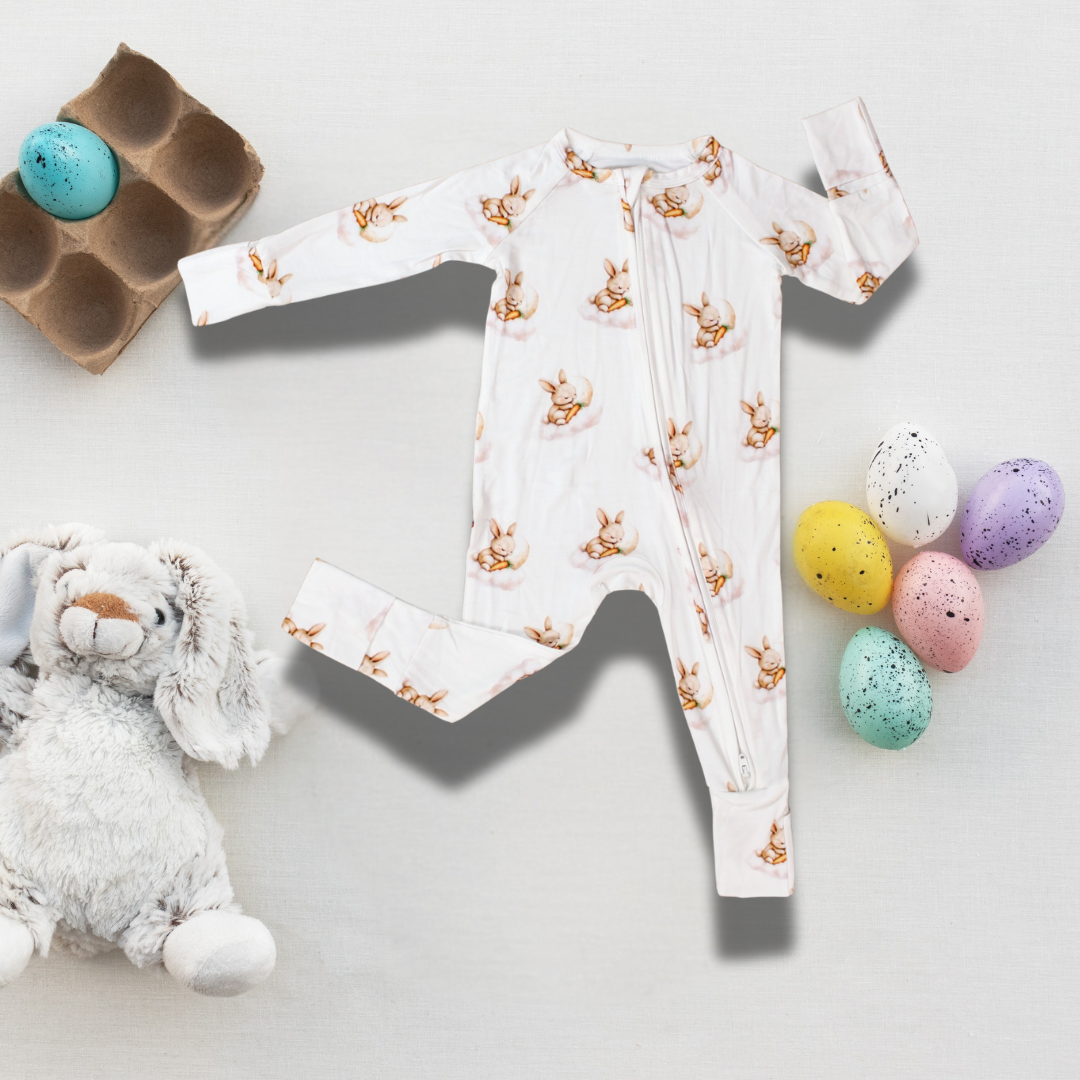HopHopBunny Premium Bamboo Ultra-Soft Baby Sleepsuit