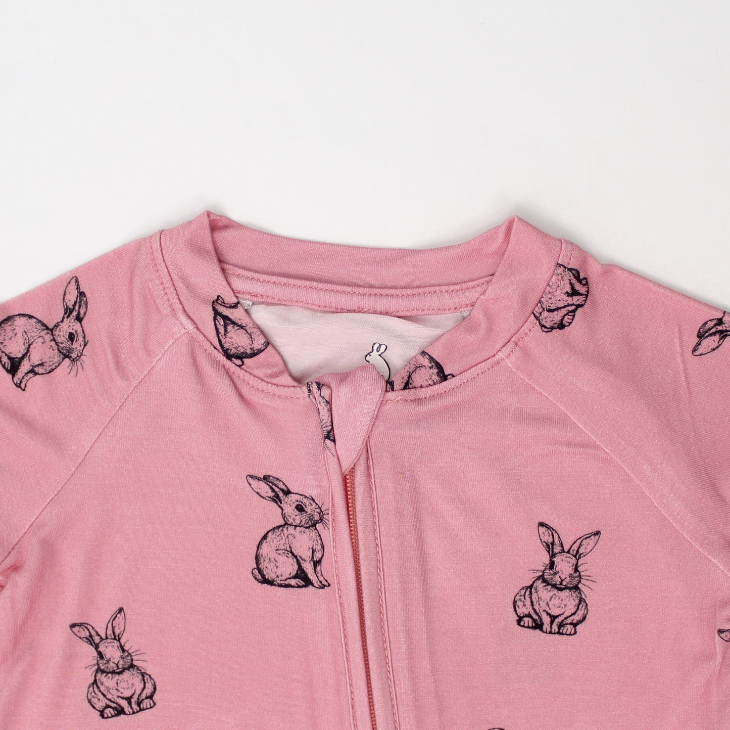 HopHopBunny Premium Bamboo Ultra-soft Baby Playsuit Signature Blue Bunny Design