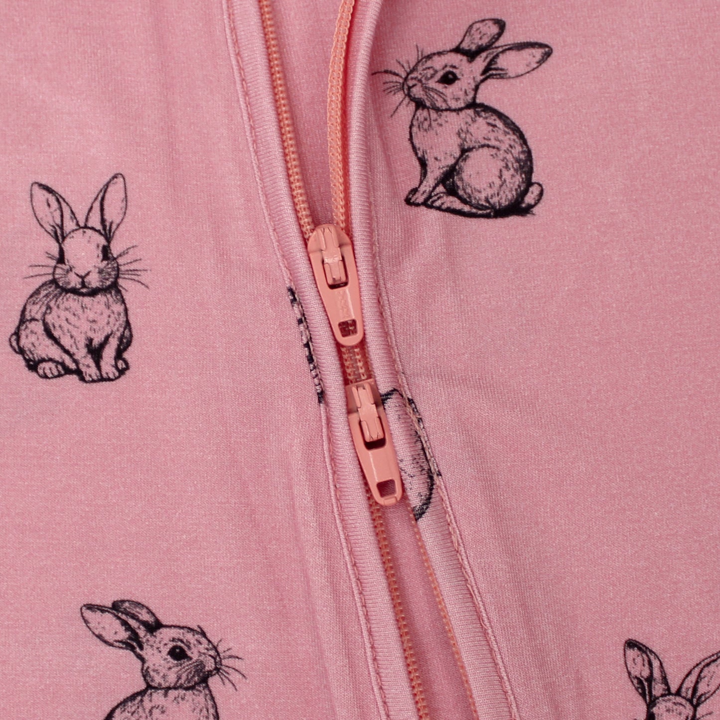 HopHopBunny Premium Bamboo Ultra-soft Baby Playsuit Signature Blue Bunny Design