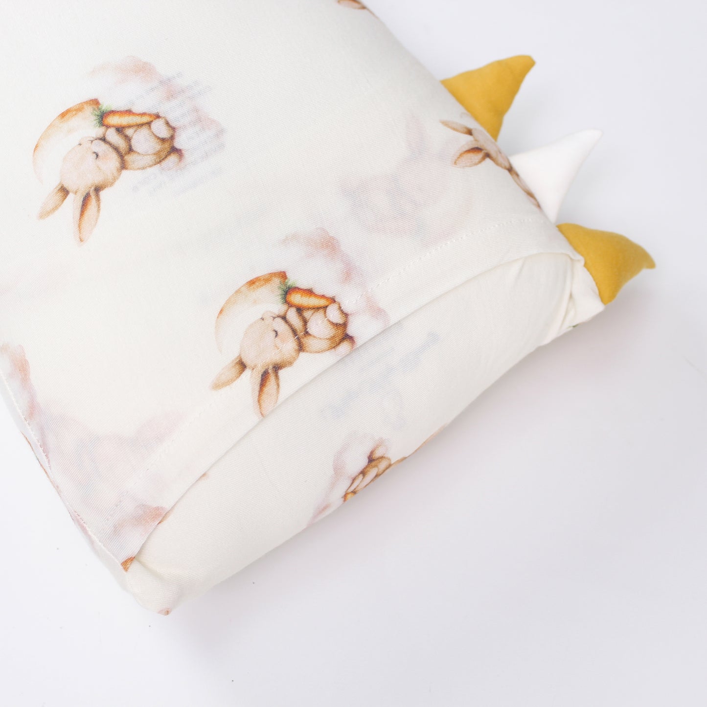 HopHopBunny Premium Bamboo Ultra-Soft Baby Pillow BUNNY SLEEPING ON THE MOON